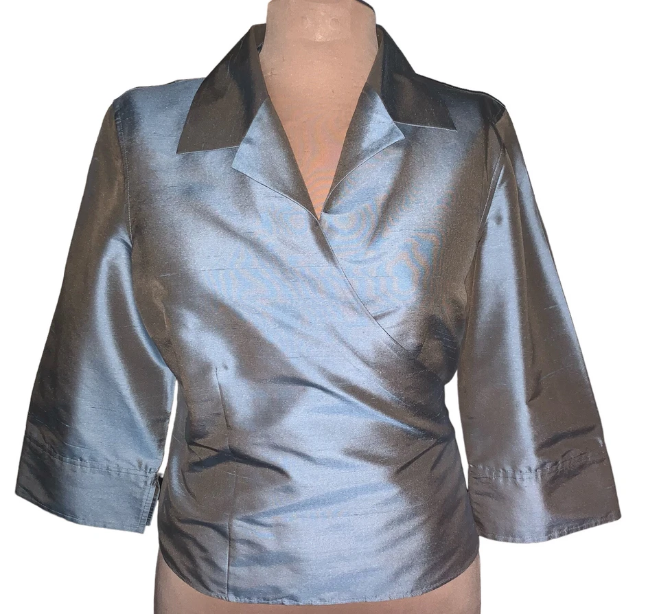 2 изделия 100% шелк Talbots женщин брюки костюм, шелк надежном Топ комплект размер S - Изображение 1 из 4