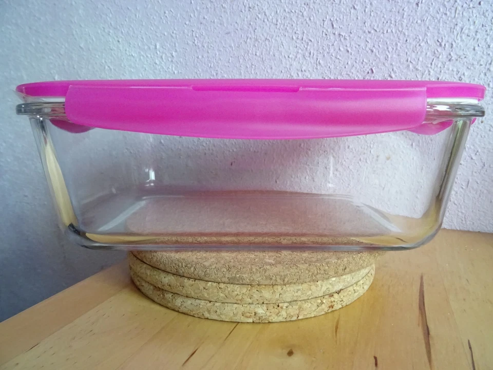 LocknLock Frischhaltedose Glas mit Deckel 2,0 L Borosilikatglas bruchsicher QVC - Bild 1 von 4