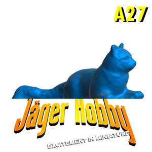 A27 Laying Long-Haired Cat – Scale Model Figure for Boats, Trucks & Dioramas - Picture 1 of 27