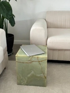 Natural Onyx Coffee Table, Plinth Living room Table,End table with Stand - Picture 1 of 3