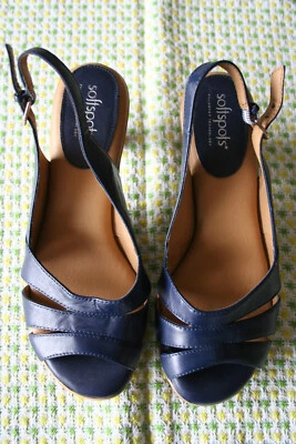 Comfortiva Neima Soft Spots Dress Sandals 8.5 WW wide EUC - Image 1 of 4