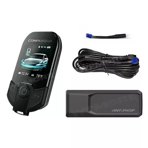 Control remoto LCD Compustar 2WT13R-SF 3 millas + antena ANT-2WSF + cable 4-6 + FT-TEMP - Imagen 1 de 4