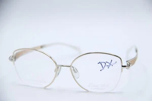 NEW CHARMANT LINE ART XL 2150 GW GOLD IVORY AUTHENTIC FRAMES EYEGLASSES 51-16 - Picture 1 of 4