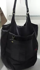 Kipling Tote Shopper Bag Large TOTE Handbag Nylon Black Travel Overnight Gym - Picture 1 of 10