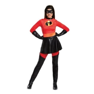 New Mrs. Incredible "The Incredibles" Deluxe Adult Costume. size - 12-14 Large  - Picture 1 of 6