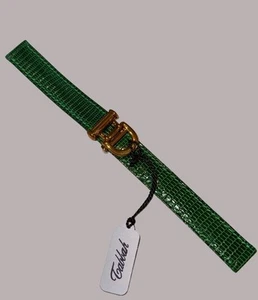 NOS Tabbah Ladies Watch Leather Strap 14mm Green (2#) - Bild 1 von 6