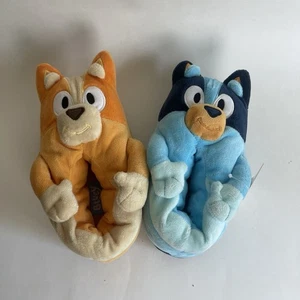 Bluey & Bingo süße Hausschuhe Kleinkind Kinder Größe 11-12 Plüsch Indoor Haus Schuhe - Bild 1 von 9