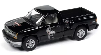 CHEVROLET Silverado - PBR - 2003 - black - Auto World 1:64 - Bild 1 von 4