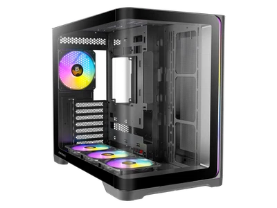 Antec C5 Curve ARGB, 4 x 120mm ARGB PWM Fans Included, Up to 10 Fans Simultaneou - Image 1 of 4