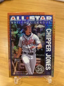 2025 Topps Series 2 Silver Pack 1990 Chrome Mojo ALL-STAR #11 Chipper Jones HOF - Picture 1 of 1