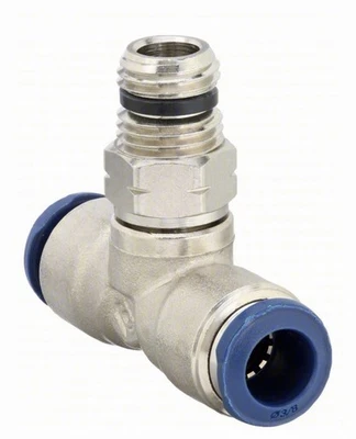 Aignep Usa Push-Fit Tee Fitting, Push-To-Connect X 88210-08-08 (10 Pack) - Image 1 of 2