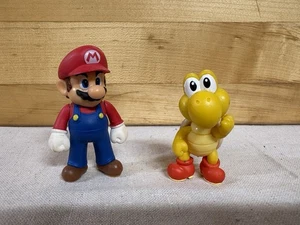 Lote (2) Figuras de Acción Jack '18 Super Mario Bros Koopa & Mario 3.5" Sin Caja Como Está - Imagen 1 de 4