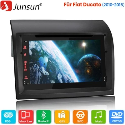 Für Fiat Ducato 2010-2015 7 "2DIN Autoradio DVD GPS Navigation DAB DSP USB  - Bild 1 von 4