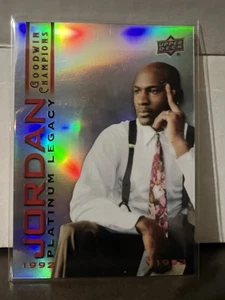 2021 Upper Deck Goodwin Champions Platinum Legacy Michael Jordan #MJP-6 HOF - Picture 1 of 1