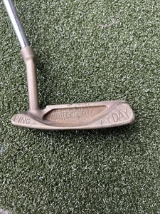 *VINTAGE* PING MY DAY KARSTEN PUTTER ALBERO IN ACCIAIO NERO RH 35" - Foto 1 di 9