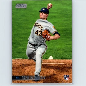 2021 Topps Stadium Club - Drew Rasmussen #139 (RC) - Milwaukee Brewers - Foto 1 di 2