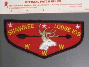 Boy Scout OA 109 Shawnee First Flap 8322OO - Picture 1 of 1