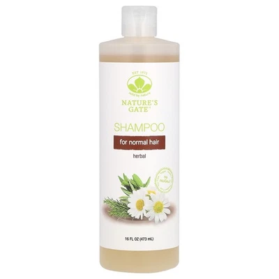(Nature's Gate), Champú Herbal para Cabello Normal, 16 fl oz (473 ml) Foto 1 de 4