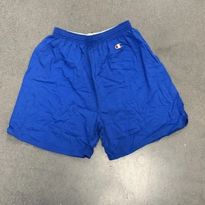 Pantalones Cortos Vintage Años 90 Azul Polvo Campeón Mini Logo Para Hombre L 36-38 Entrepierna 4.5" - Imagen 1 de 8