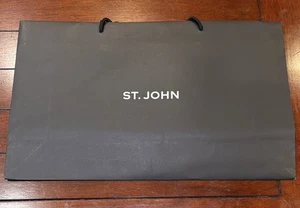 St. John Papier Geschenktüte Einkaufstasche groß 17,5”x11”x5” - Bild 1 von 2