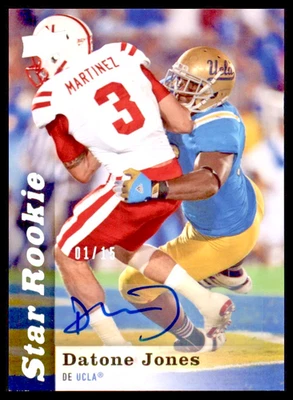 2013 Upper Deck - Star Rookie Datone Jones #59 Auto #1/15 Made (AU, RC) Ucla - Image 1 of 2