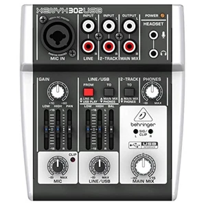 BEHRINGER XENYX 302USB mixer Audio Interface New Japan F/S w/Tracking - Picture 1 of 9