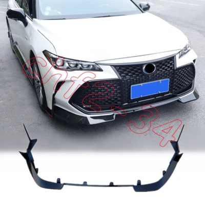 Labio de parachoques delantero estilo TRD negro brillante para Toyota Avalon 2019-2022 Foto 1 de 4