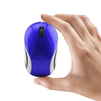 Mini Small Wireless Mouse for Travel Optical Portable Mini Cordless Mice with... - Image 1 of 4