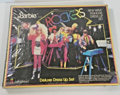 Barbie and the Rockers 1986 vintage conjunto de vestir de lujo formas de color NUEVO Foto 1 de 4