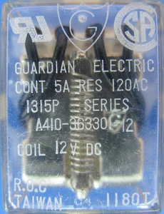 GUARDIAN ELECT RELAY A410-363301-12 - Picture 1 of 6