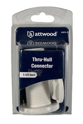 attwood Hose Thru-Hull Connector #3874-3 - Image 1 of 3