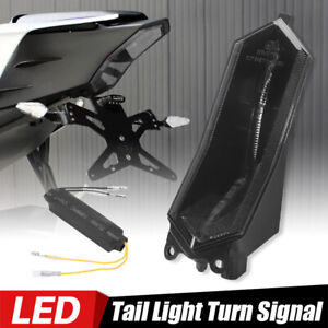 LED Brake Tail Light Integrated Turn Signals For Yamaha YZF R6 R1 R1S R7 2015-22