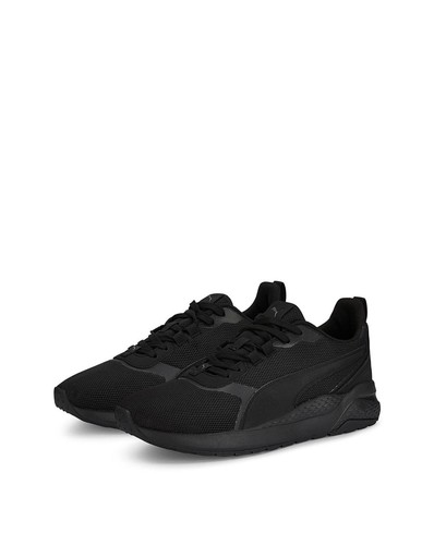 Nuove scarpe da allenamento Puma Anzaron FS nere in tela da corsa taglia 11UK