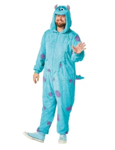 Sully Monsters Inc Übergröße Overall Halloween Kostüm Erwachsene 2XL XXL - Bild 1 von 2