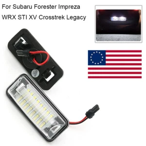 2 piezas aptas para lámparas de matrícula LED de coche Subaru Forester Impreza WRX STI - Imagen 1 de 12