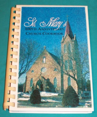 St. Mary's Catholic Church Cookbook Orleans NE 1998 Mother Church SW Nebraska Foto 1 de 4