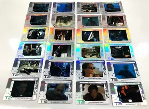 2003 Terminator 2 Judgement Day Film Card Cyber Etch Chase Card Full Set (24) - Picture 1 of 4
