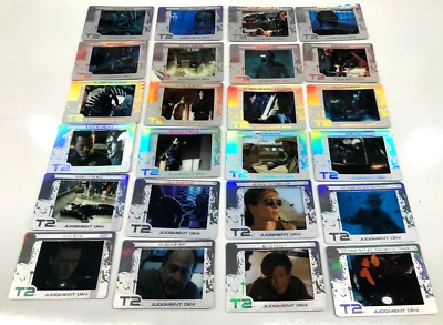 2003 Terminator 2 Judgement Day Film Card Cyber Etch Chase Card Full Set (24) - Image 1 of 4