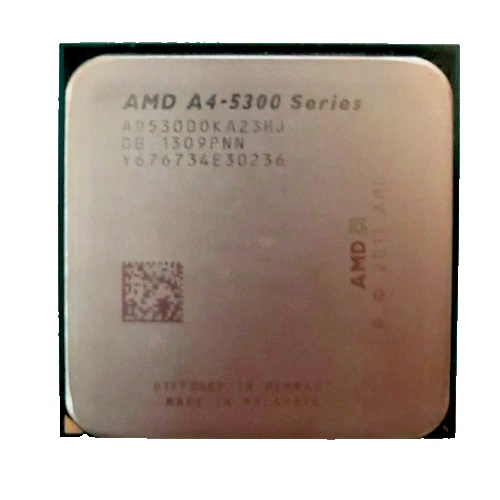 Procesador AMD AD53000KA23HJ Serie A4-5300 Doble Núcleo 3.4GHz 1MB Socket FM2 Foto 1 de 1