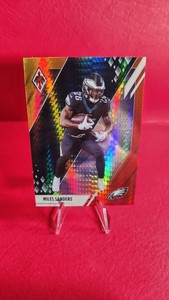 2021 Phoenix Football #74 Miles Sanders Fire Burst