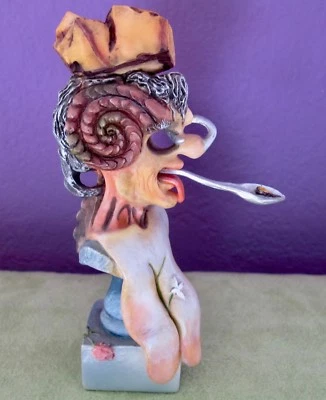 Salvador Dali Portrait of Picasso Sculpture Art Figurine  - Image 1 of 3