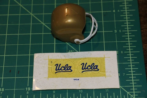 1978 NCAA ORIGINAL UCLA Bruins mini gumball football helmets decals PAC8 PAC10 Cover