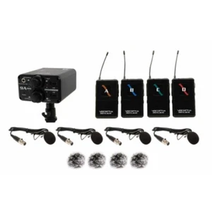 VOCOPRO FIELD-QUAD-B Portable Wireless Camera-Mount (4) Lavalier Mic System - Picture 1 of 6