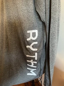 Rythm Grey Athletic Long-Sleeved Zip Front Shirt 2XL NWT - Picture 1 of 8