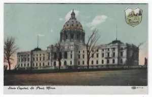 St. Paul, Minnesota, Vintage Postcard View of The State Capitol - Picture 1 of 2