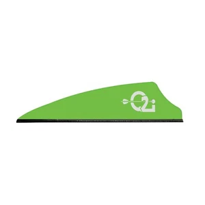 Q2I Archery Fusion X-II 1.75' Neon Green Vanes - 36 Pack - Picture 1 of 5