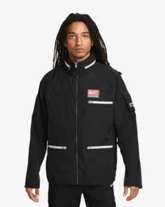 NWT Nike NSW Trend lightweight Woven Jacket Black Men’s Size Large FB7263-010 - Picture 1 of 6