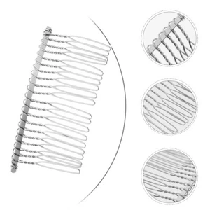 7 .8cm Iron Hair Comb Bride Veil Combs Metal Bridal Clip Women's - Picture 1 of 10