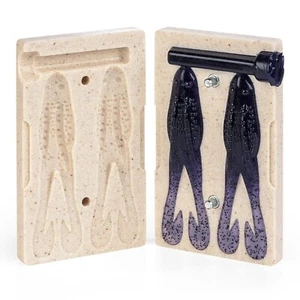 Soft Plastiс Mold Lure Making Injection Molds 2 Cavity Zoom Horny 4'' - Picture 1 of 9