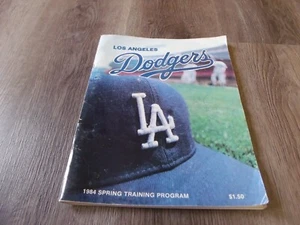 PROGRAMA DE ENTRENAMIENTO DE PRIMAVERA COLECCIONABLE 1984 DE LOS ANGELES DODGERS - Imagen 1 de 9